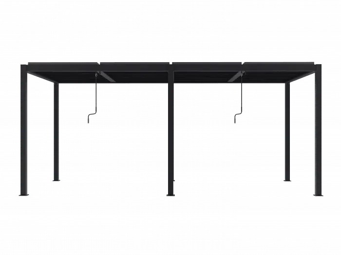 Pergola LUXE 5.8x3m antracyt z LED - MI_5905610251277
