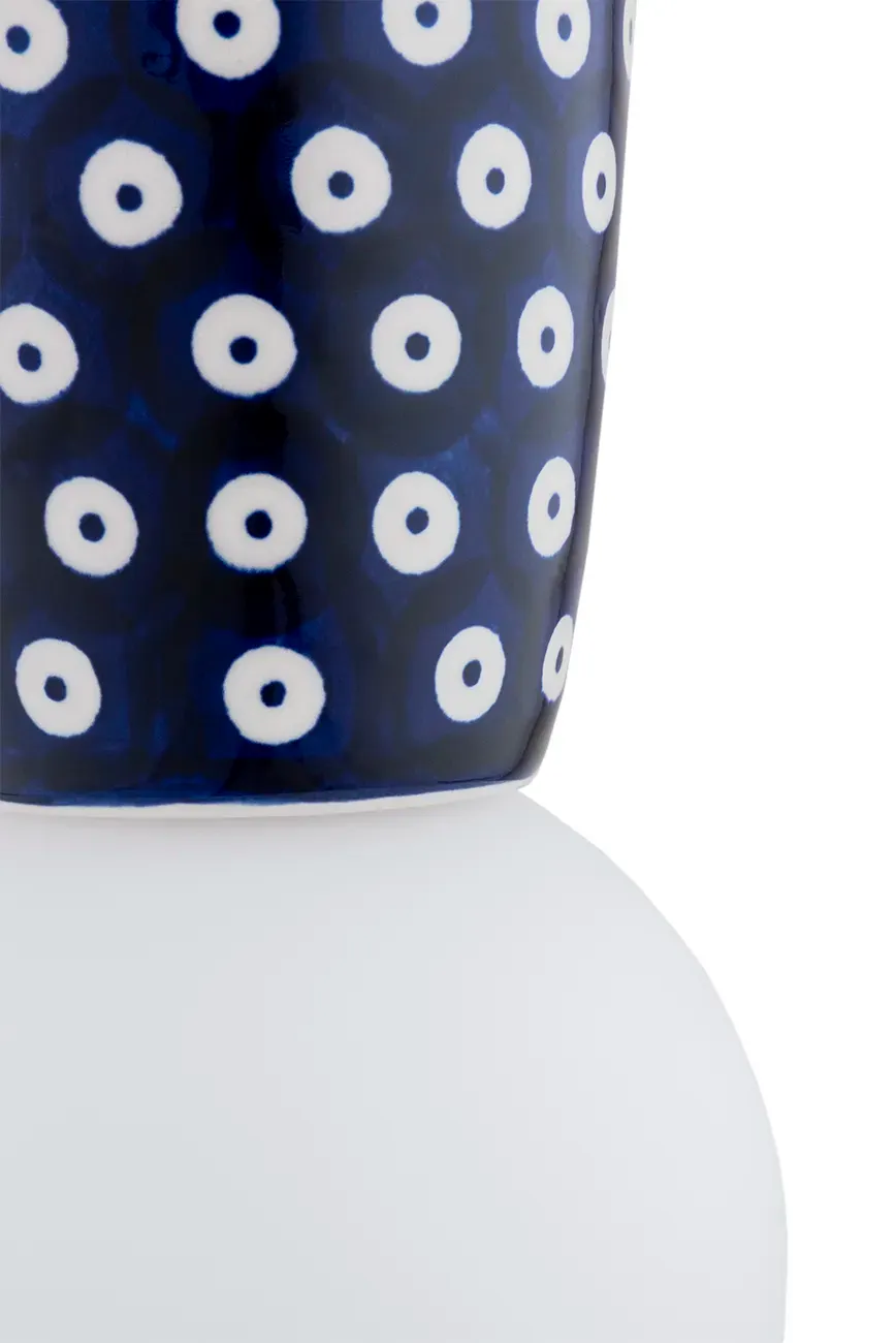 Lampa wisząca BOLL ceramika bolesławiecka granatowy — zdjęcie 4