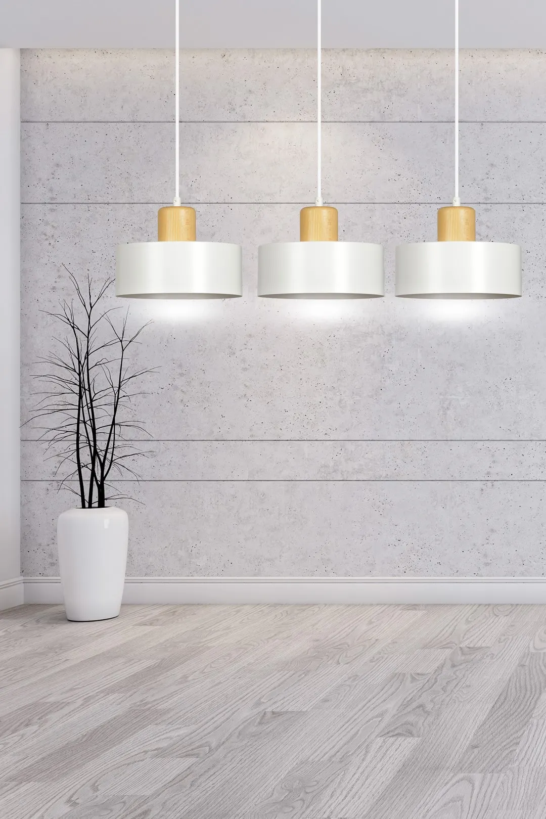 Lampa wisząca TORIN Biały 1047/3 - 1047/3