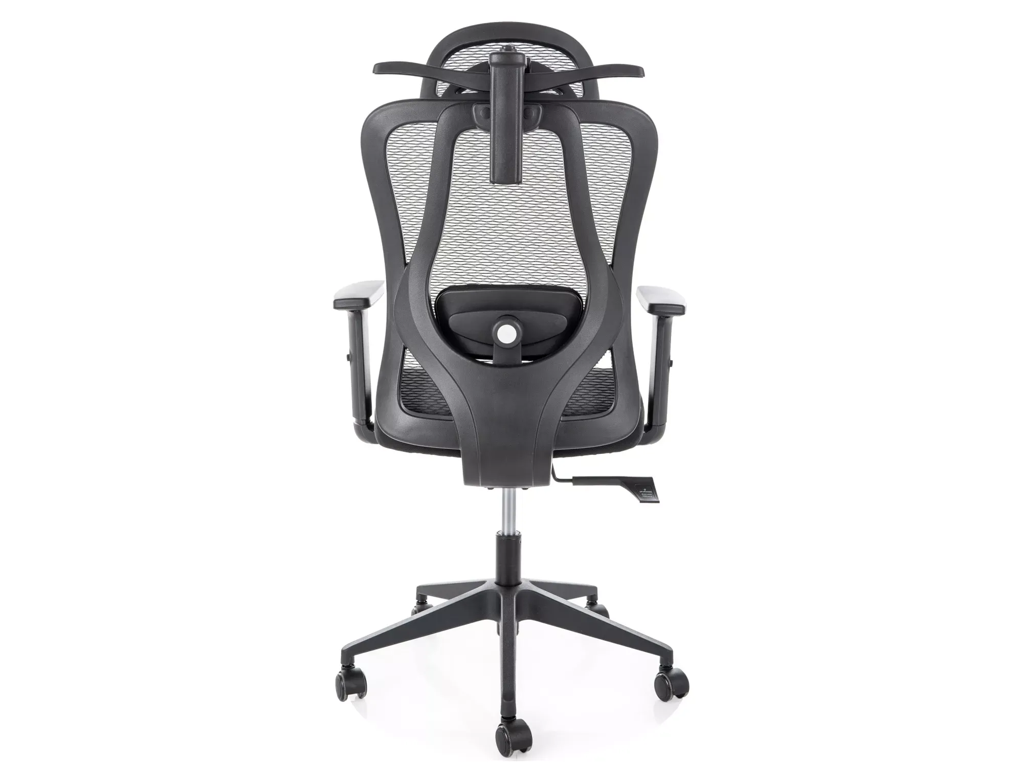 Fotel biurowy obrotowy Q-080 ergonomiczny czarny - OBRQ080C