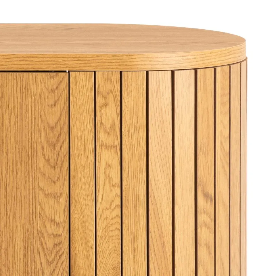 Komoda 2-drzwiowa z półkami COLIMA 160x80 dąb naturalny