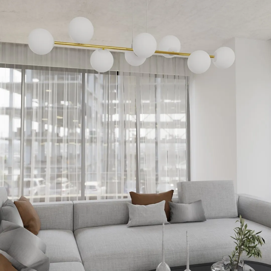 Lampa wisząca GRAVITY Biały,Złoty 1242/8 - 1242/8