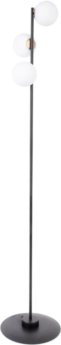 Lampa podłogowa GAMA 3 biało-czarna