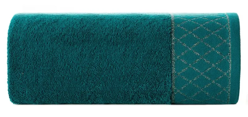 RĘCZNIK LAYLA (06) 50 X 90 CM CIEMNOTURKUSOWY - EU_455026