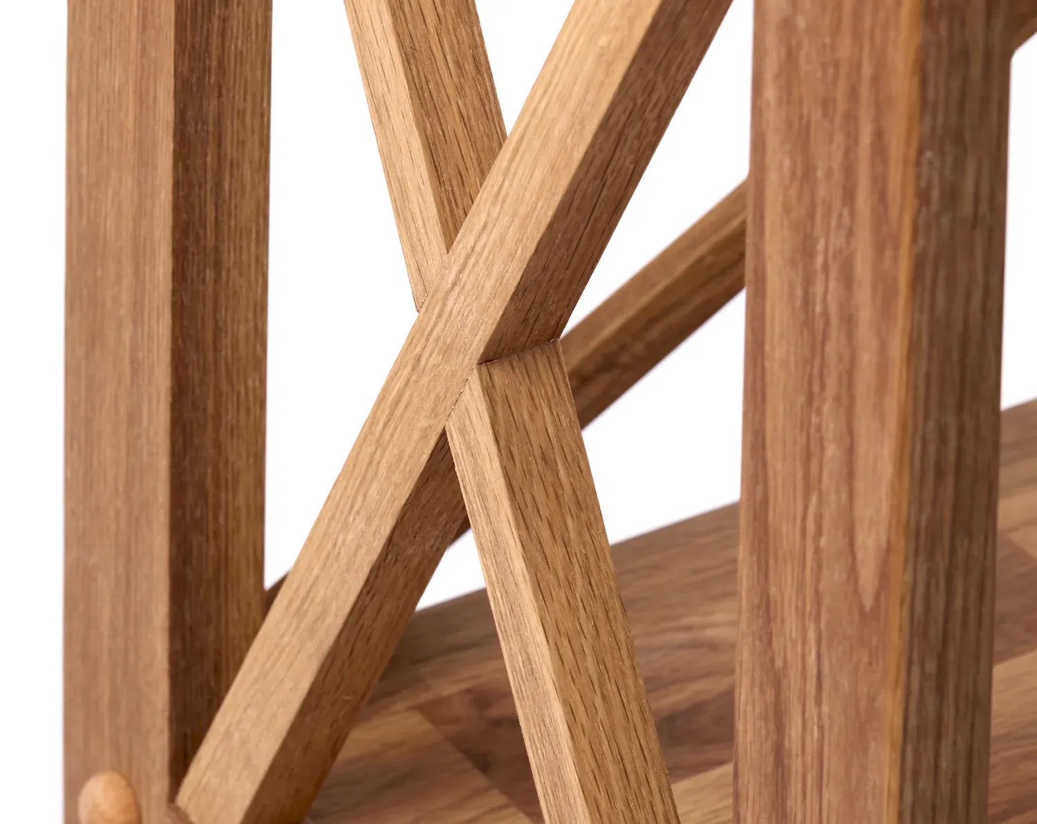 Regał wysoki drewniany X-SHELF 70x161 dąb olejowany - UN_55350800