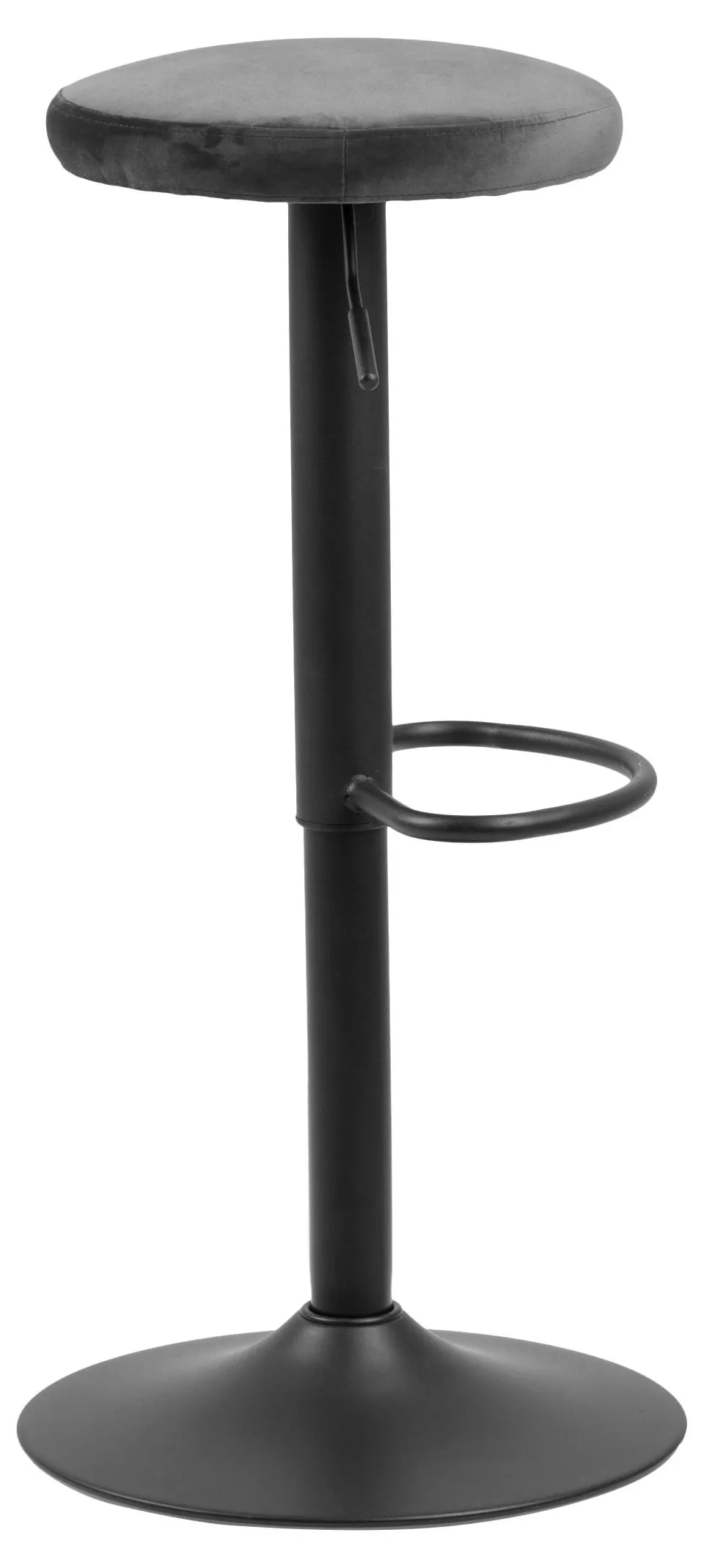 Hoker obrotowy - podnoszony MAX Ciemnoszary, Czarny - 0000085585