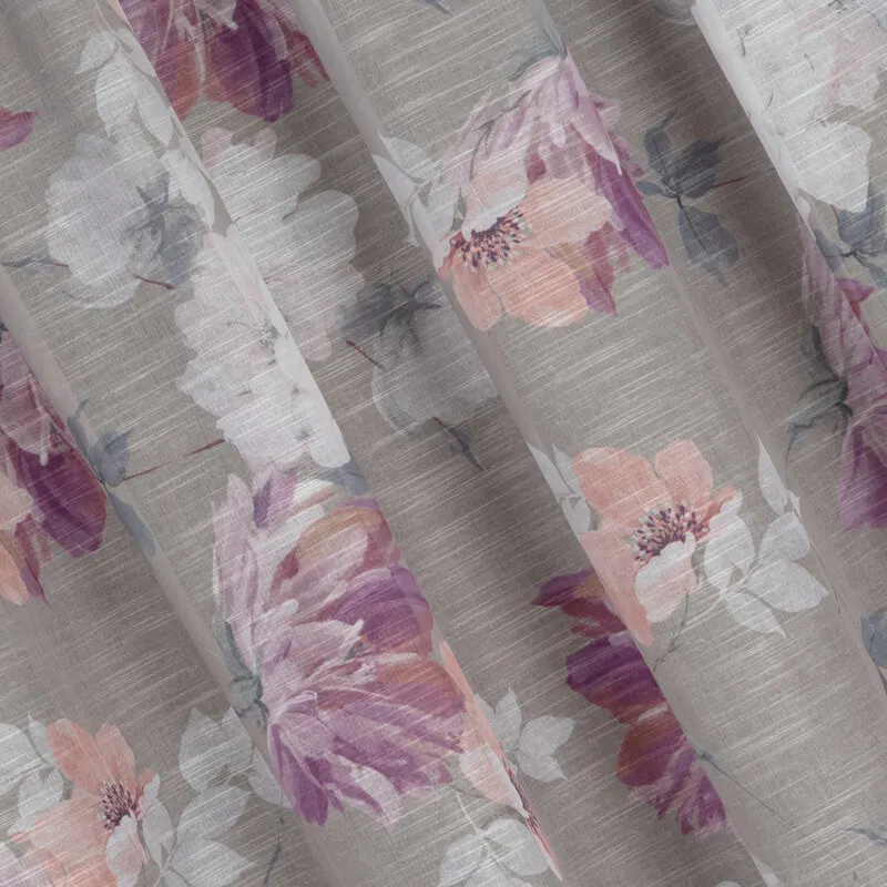 ZASŁONA GOTOWA SHERRY NA TAŚMIE 140 X 300 CM SREBRNY - EU_410672