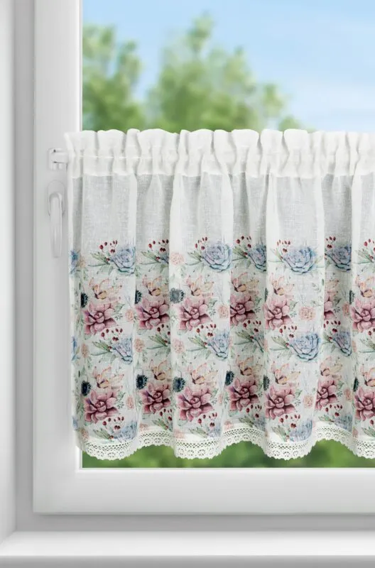 FIRANA GOTOWA DORA 150X60 CM BIAŁY FIRANA GOTOWA DORA 150X60 CM BIAŁY