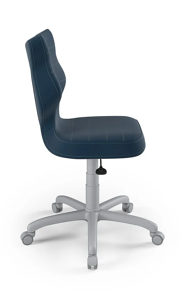 Krzesło młodzieżowe Petit Szary Velvet 24 rozmiar 5 - NA-A-5-D-A-VT24