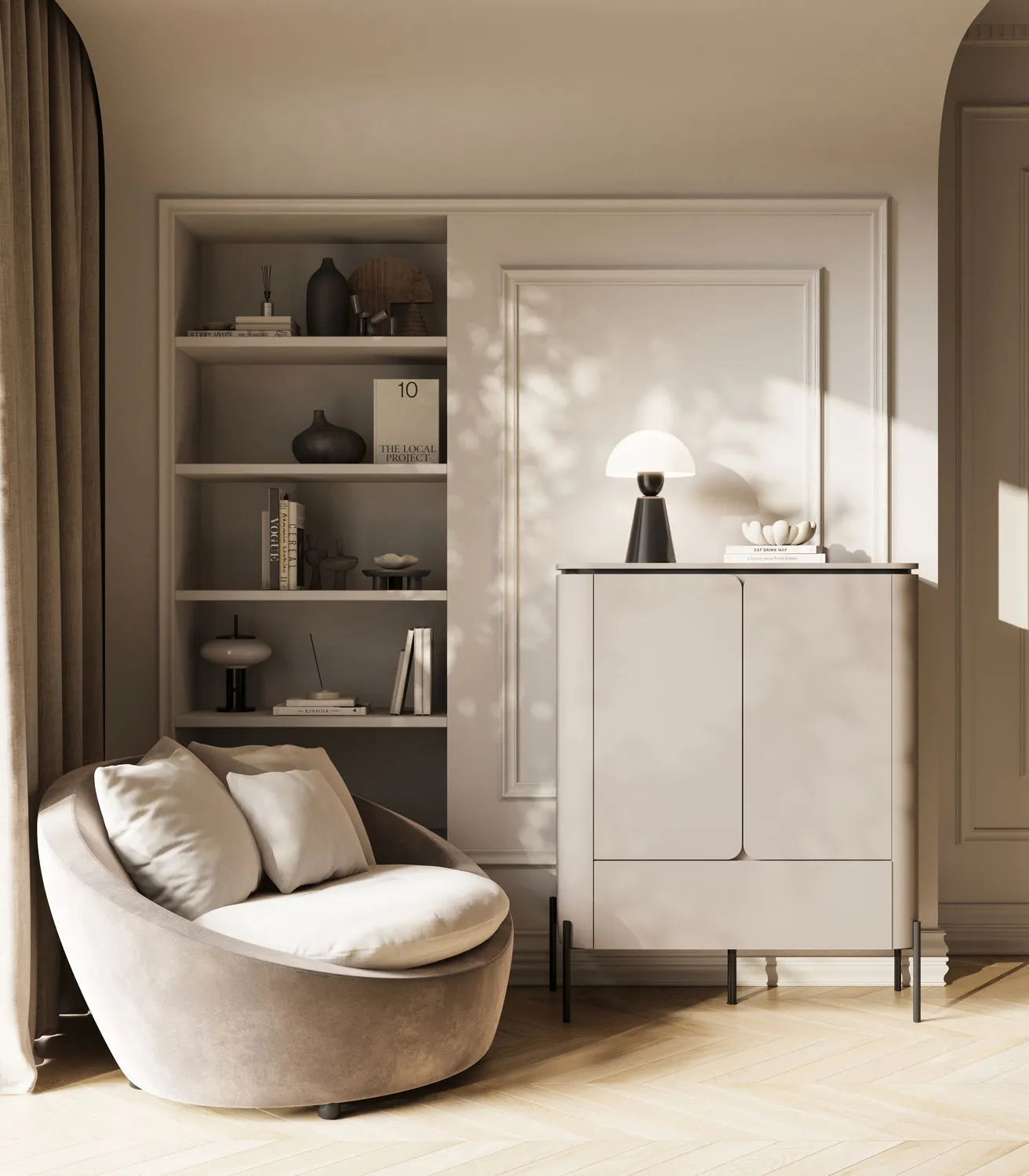 Komoda 2-dzwiowa z szufladą BELLO wysoka 98x123 congo - 24COOB42