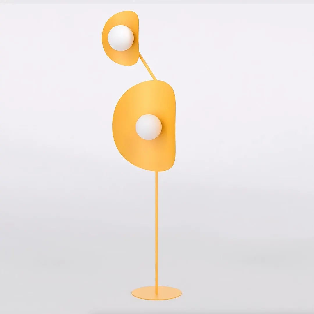 Lampa podłogowa DELULU LP2 pomarańczowa - 1602/LP2