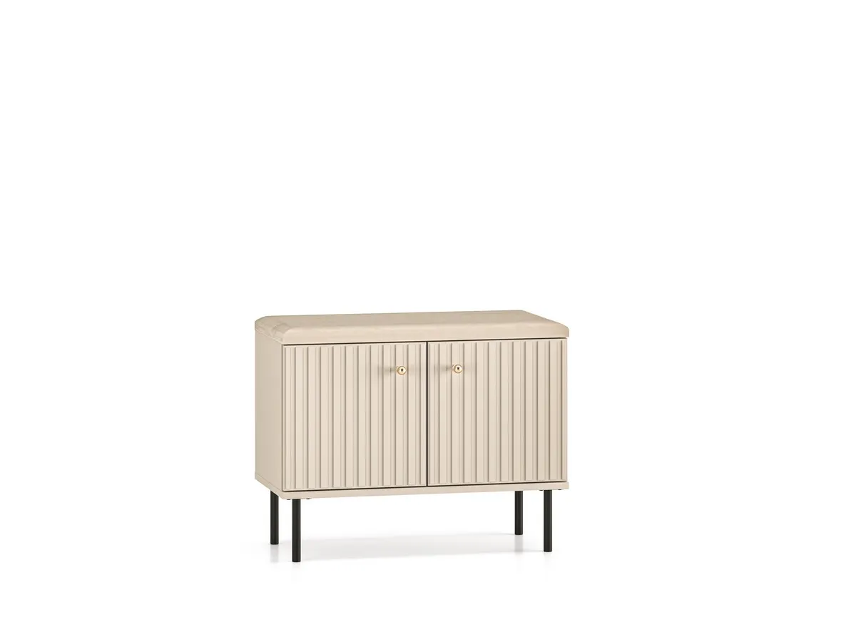 Szafka na buty 2-drzwiowa SOPHIE 16 cashmere z siedziskiem