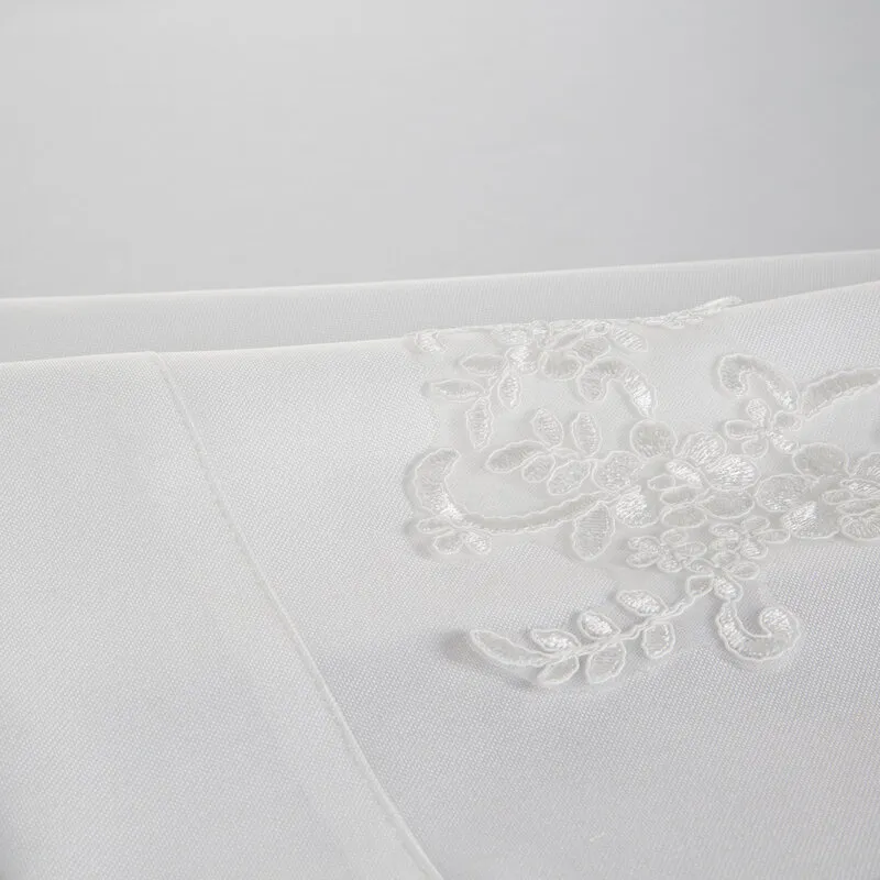 OBRUS BARI 40 X 140 CM BIAŁY - EU_457065