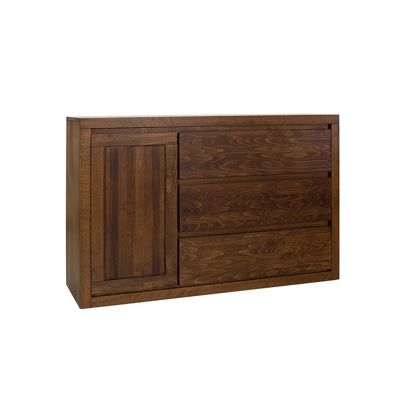 Komoda bukowa KD415 Naturalny DREWMAX — zdjęcie 4