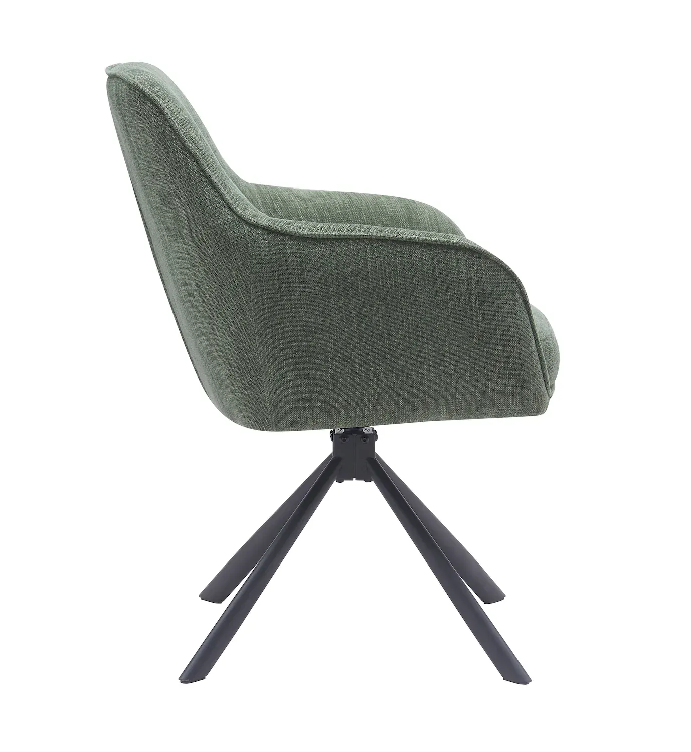 Krzesło obrotowe AVOLA z podłokietnikami - zielony - UN_51140005