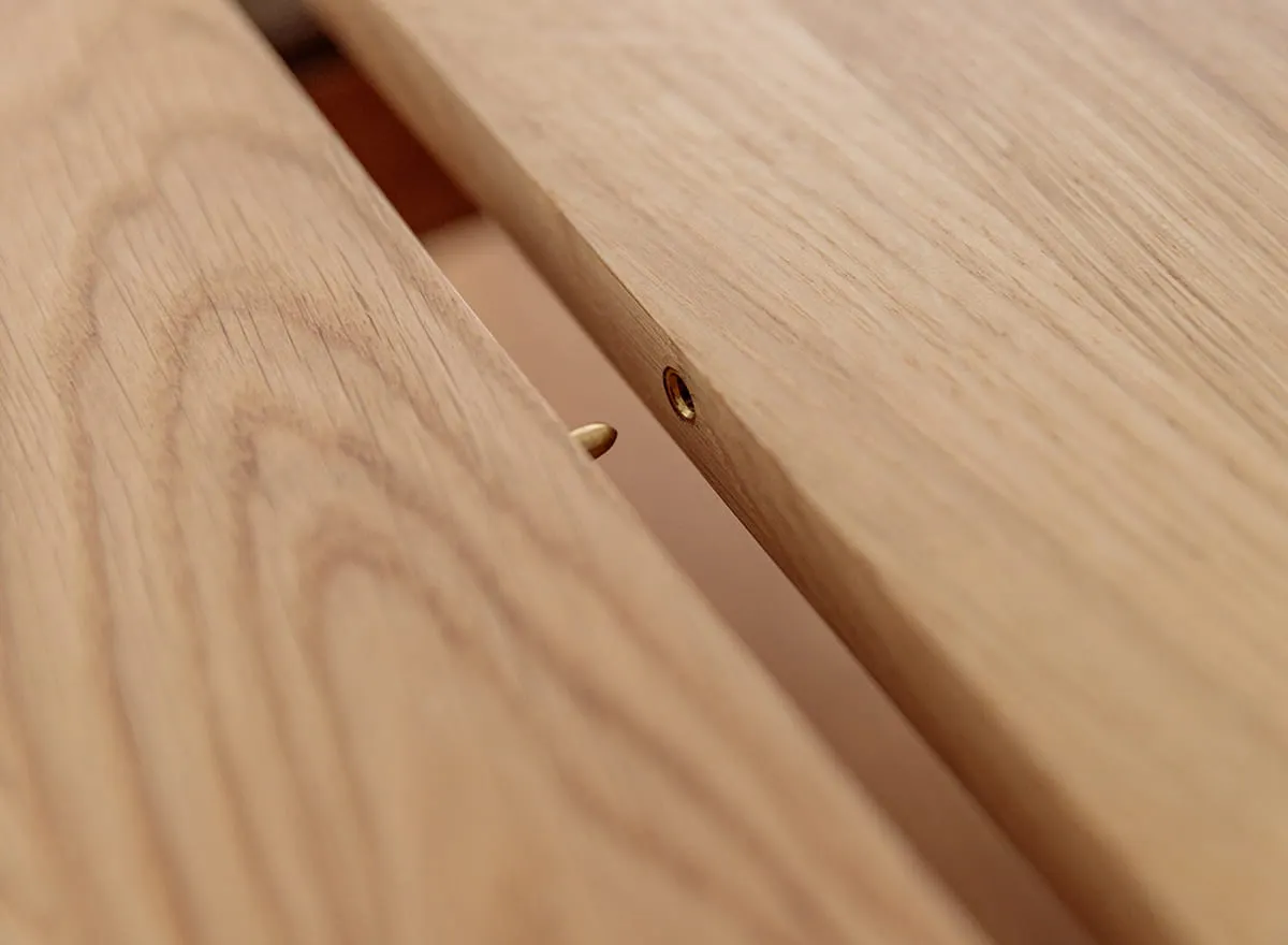 Rozkładany stół dębowy LANCIANO 90x140-230 dąb naturalny olejowany - LANCIANO140X90