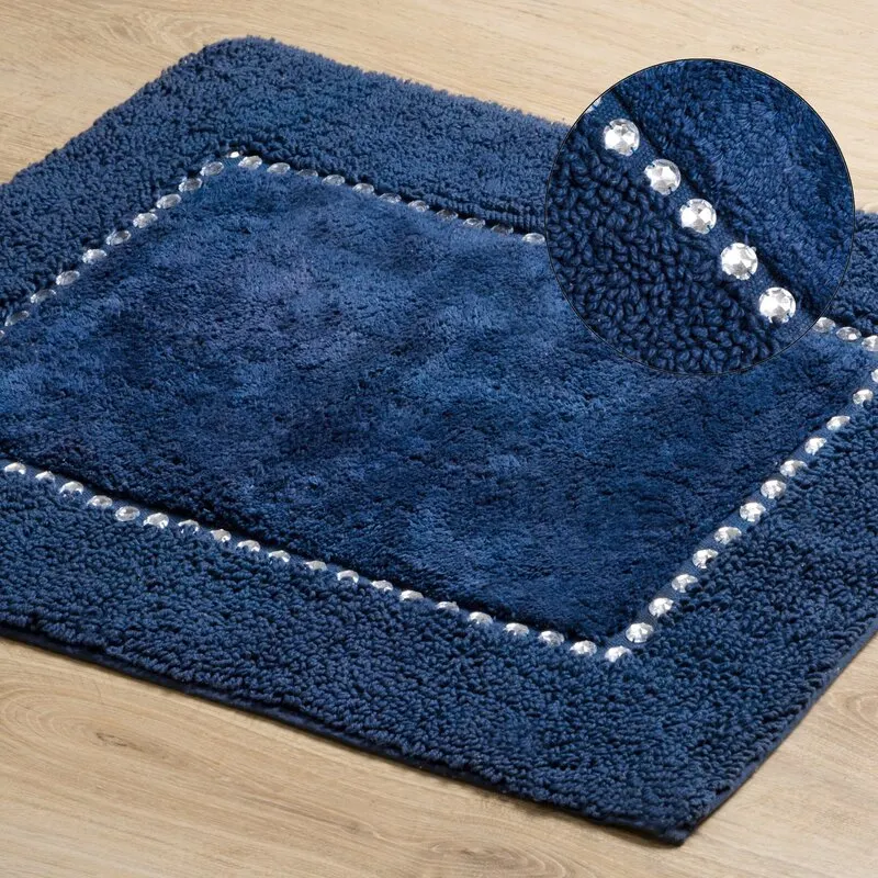 DYWANIK ŁAZIENKOWY CHIC 50 X 70 CM GRANATOWY DYWANIK ŁAZIENKOWY CHIC 50 X 70 CM GRANATOWY