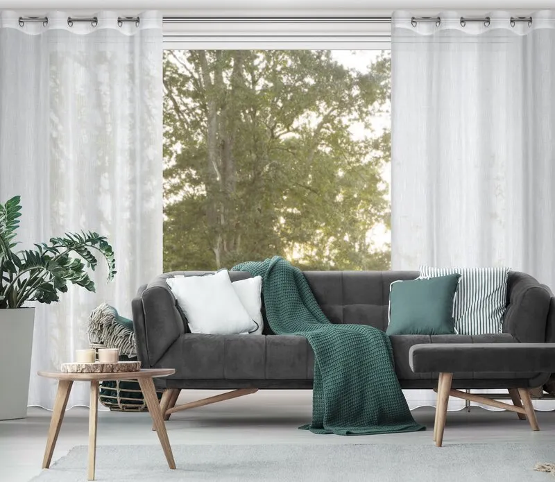 FIRANA GOTOWA ANNA 140 X 250 CM BIAŁY — zdjęcie 8