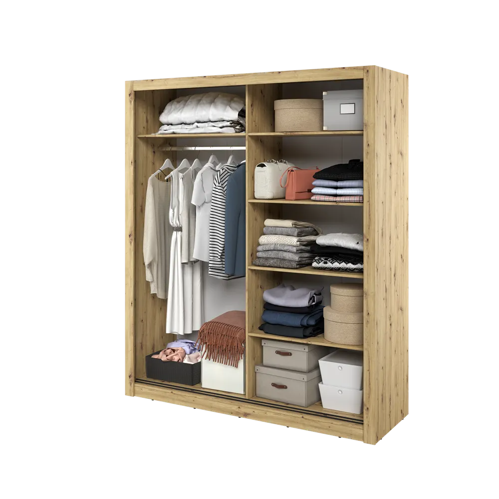 Szafa 2-drzwiowa ARTI AR-03 180cm dąb artisan - AR3DA