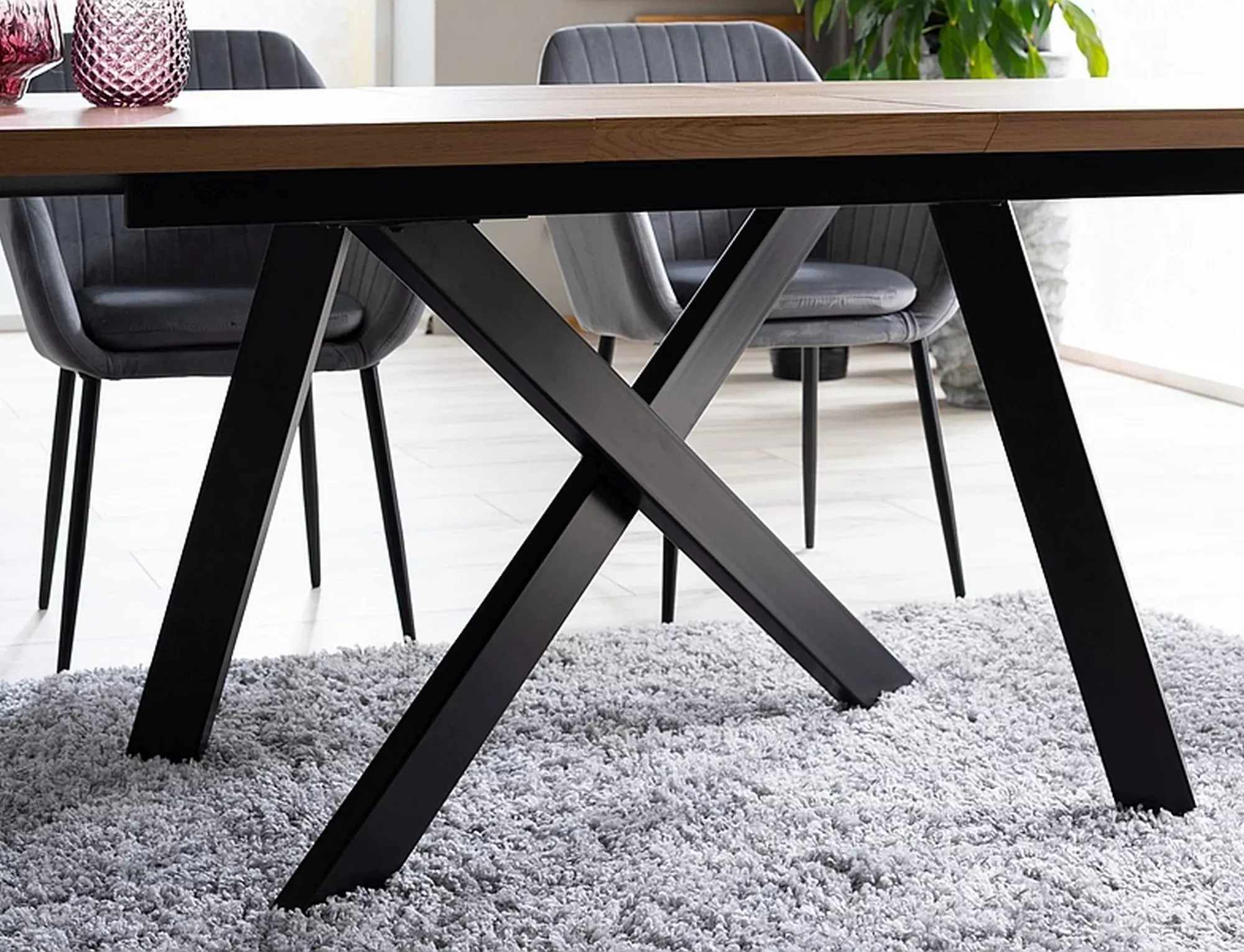 Stół rozkładany CAPITOL dąb naturalny 90x160-200 cm - CAPITOLDC160