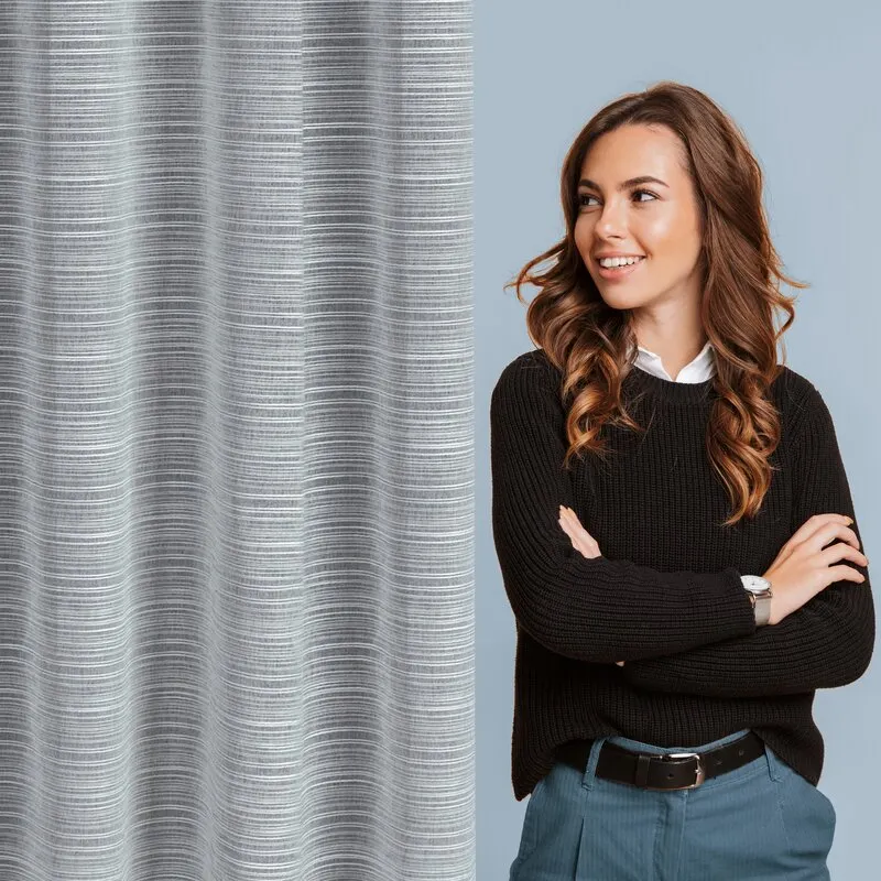 FIRANA GOTOWA ARIA 140X250 CM SZARY — zdjęcie 13