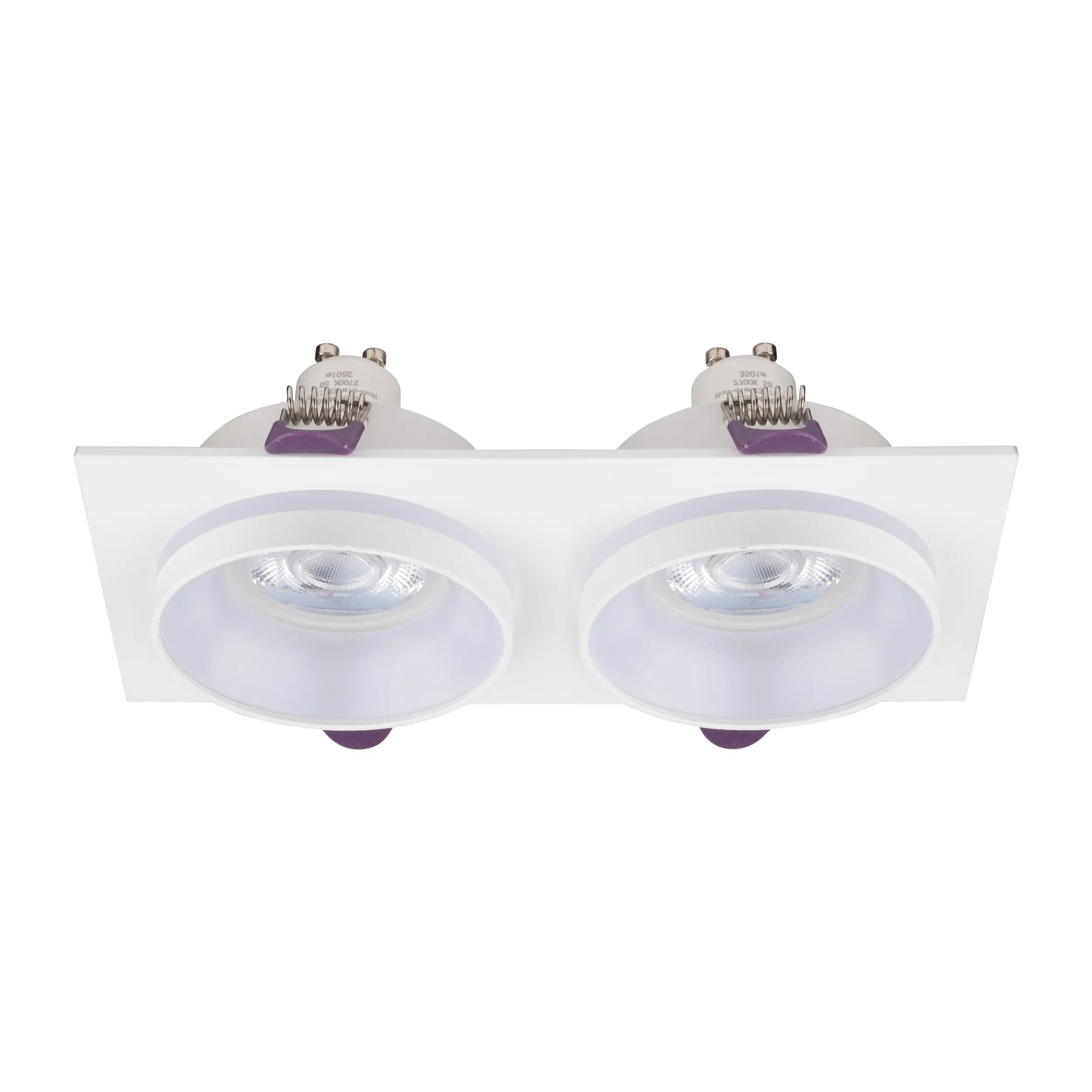 Spot podtynkowy JET biały podwójny 17x4cm Spot podtynkowy JET biały podwójny 17x4cm