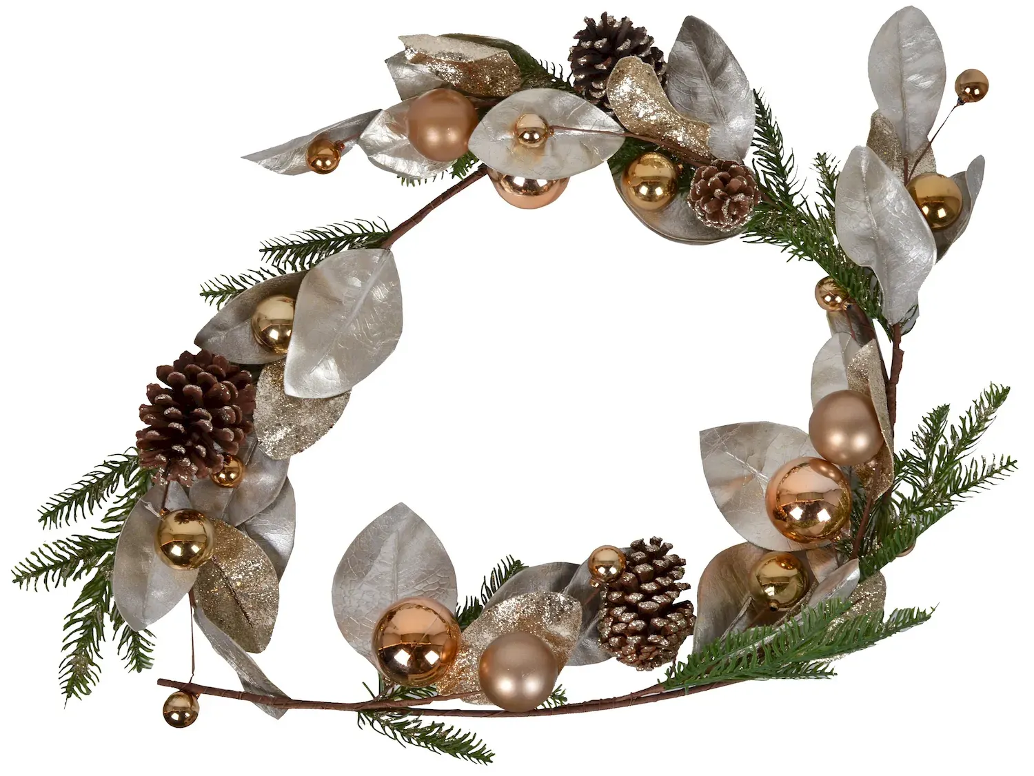 Girlanda ze złotymi liśćmi 6334 złota Girlanda ze złotymi liśćmi 6334 złota