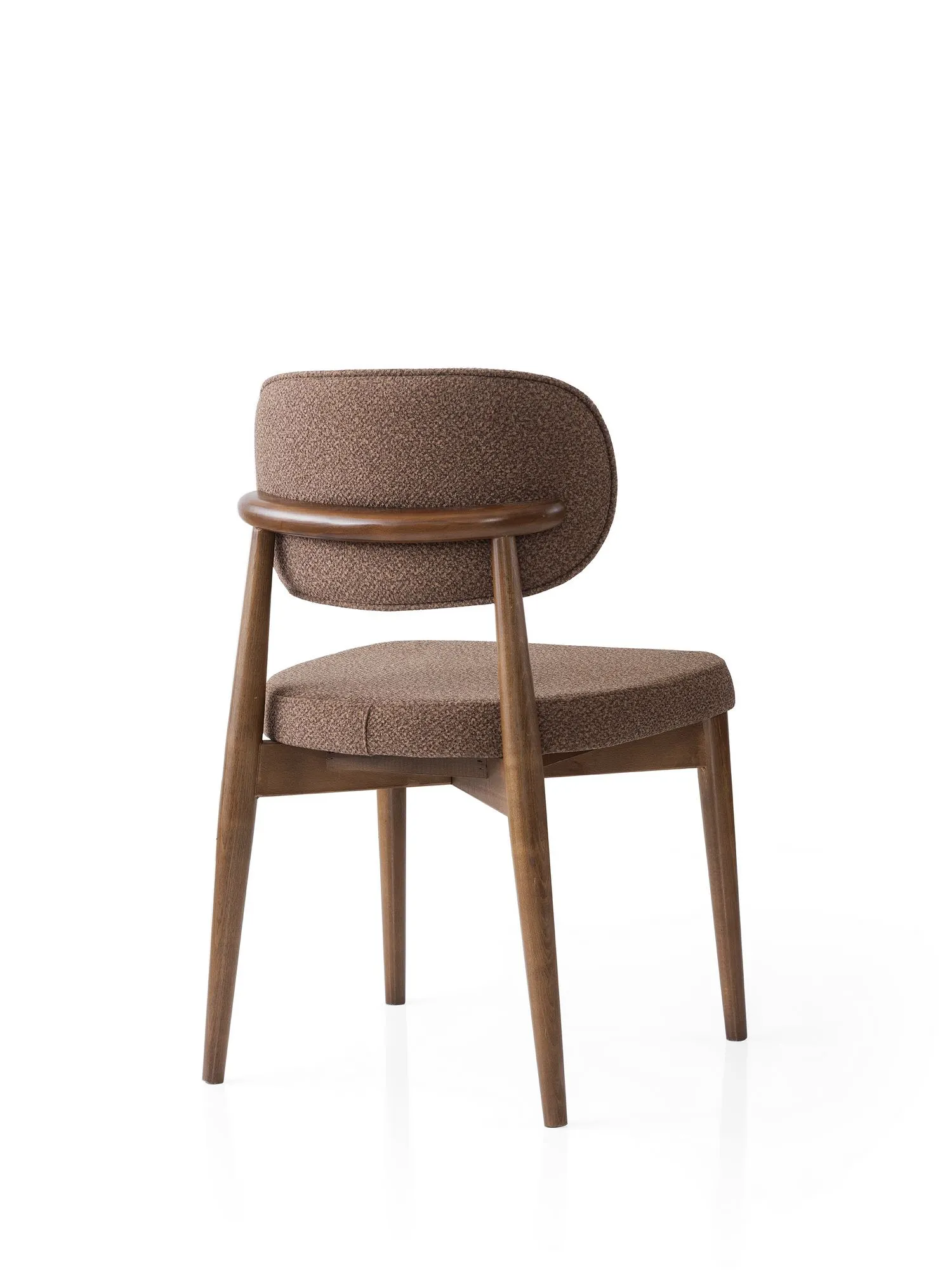 Krzesło tapicerowane MATEO orzech brązowe - ASI_974NMB1934