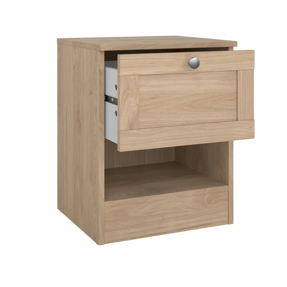 Szafka nocna z szufladą BILLUND 40 cm Jackson Hickory - TV_68056HLHL