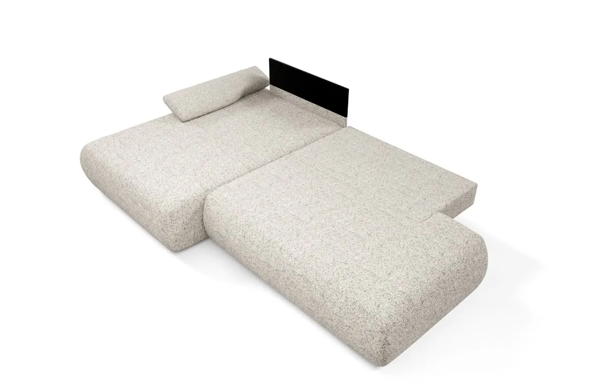 Narożnik rozkładany z pojemnikiem PUENTE 286 cm lewostronny beżowy - PUENTE_NAR_PUENTE06_L