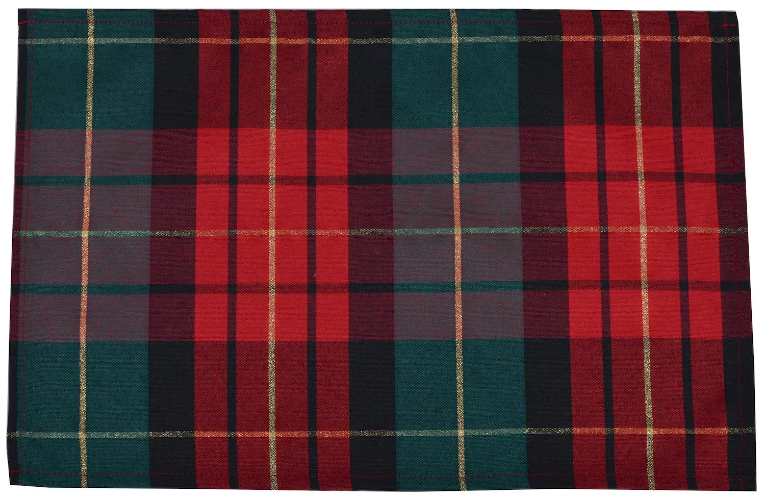 Podkładka świąteczna W KRATKĘ 30x45 czerwona