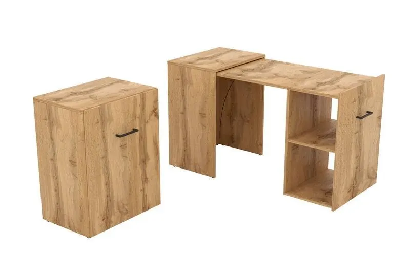 Biurko rozkładane SMART 42x60(60x132) dąb wotan