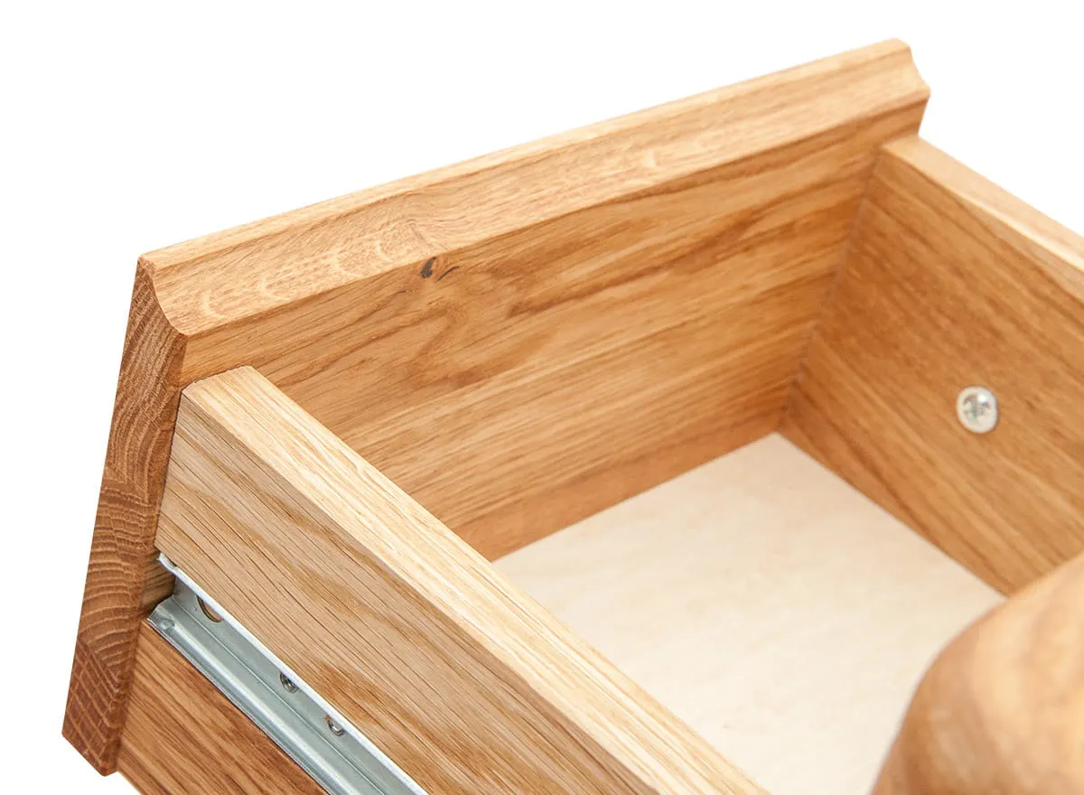 Stolik na kwiaty dębowy GIALO mniejszy 60x30x30 - 2SGIA01