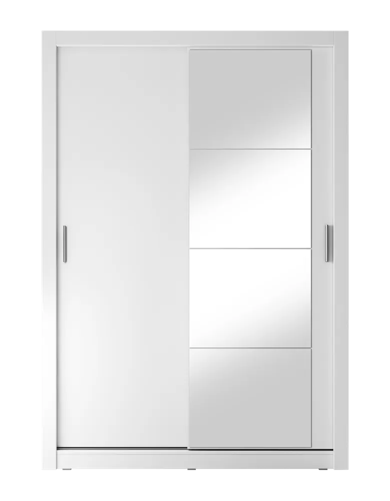 Szafa 2-drzwiowa ARTI AR-04 150cm biała - AR4BI