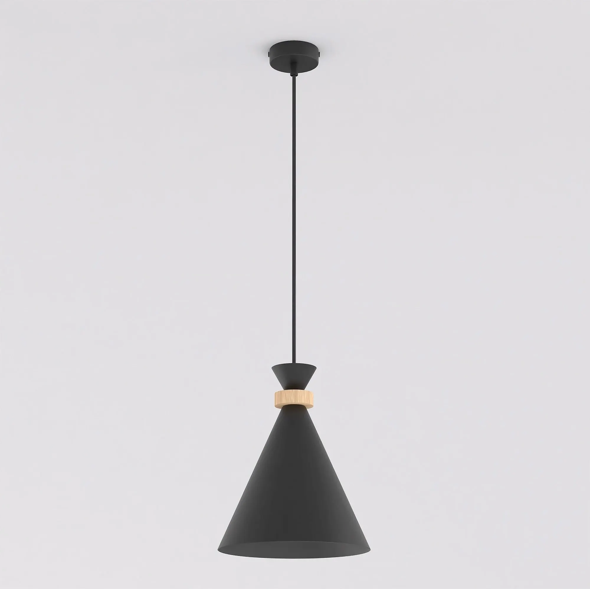 Lampa wisząca ZERO 1 BLACK czarna