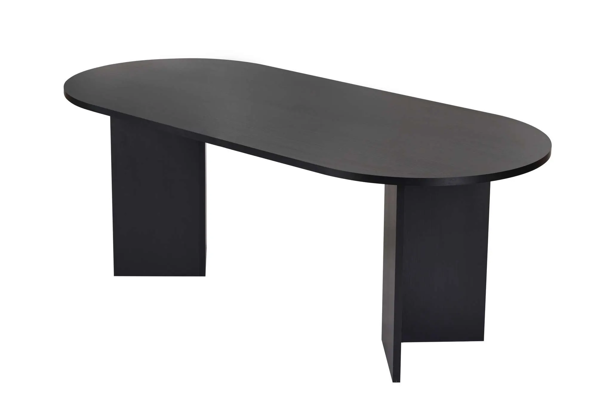 Stół owalny SABELLA 90x200 czarny - ASI_746NRD1110