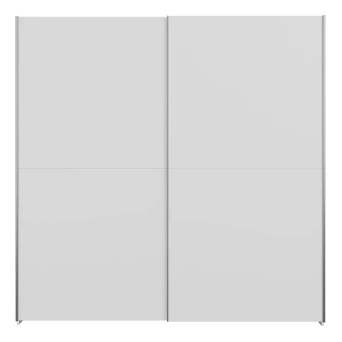 Szafa 2-drzwiowa HOME NOOK 2 drążki i półkI drzwi przesuwne 200cm biała - HMNS32231-120