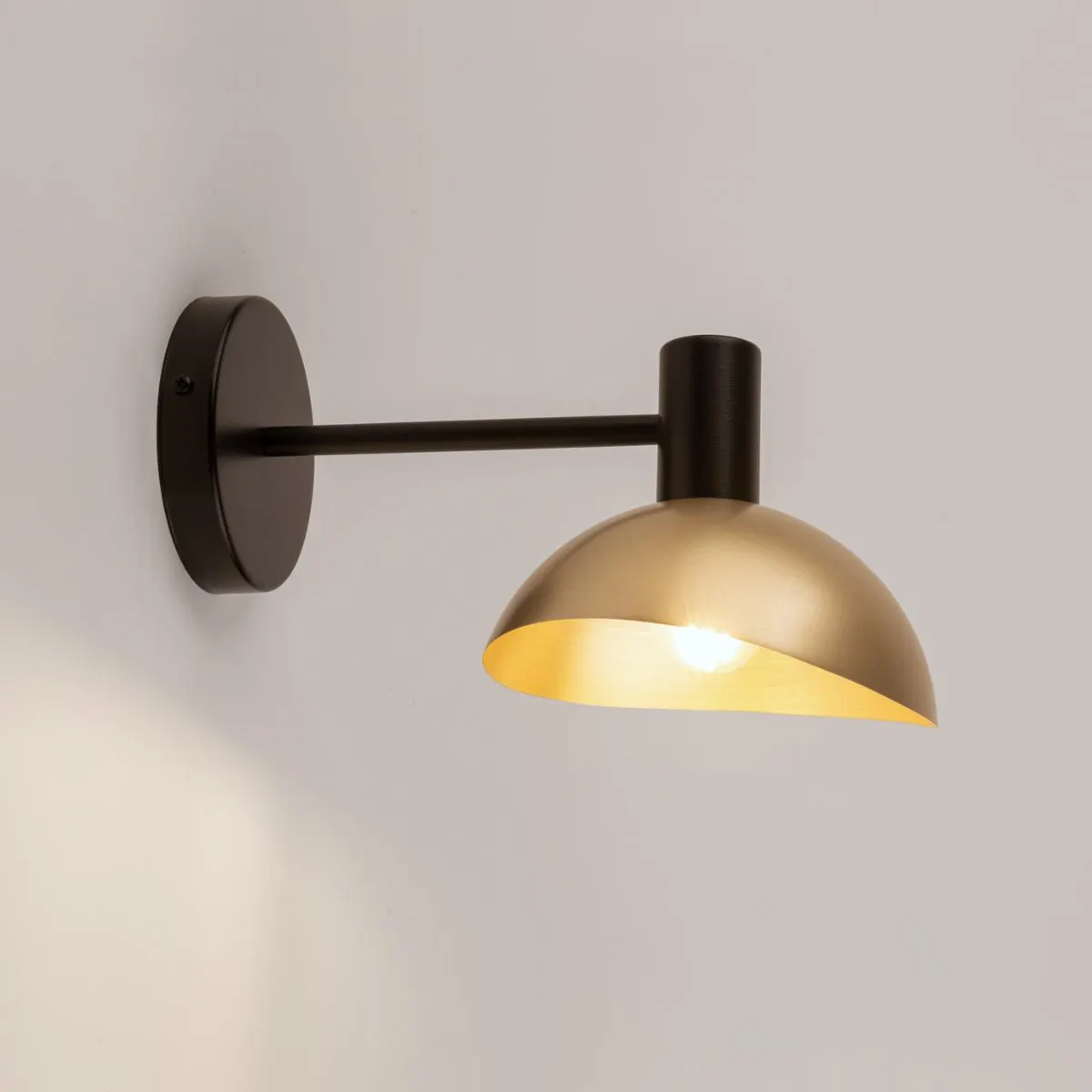 Kinkiet ARTIS 1 czarno-złoty - SI_40570