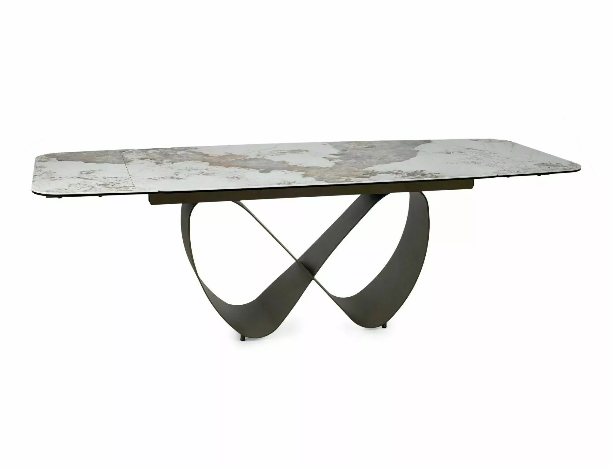 Stół rozkładany INFINITY CERAMIC 160(240)X95 biały miedziany Stół rozkładany INFINITY CERAMIC 160(240)X95 biały miedziany