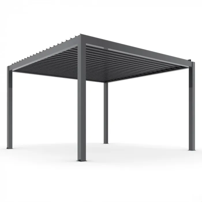 Pergola elektryczna LUXE 3x4m antracyt z LED - MI_5905610251475