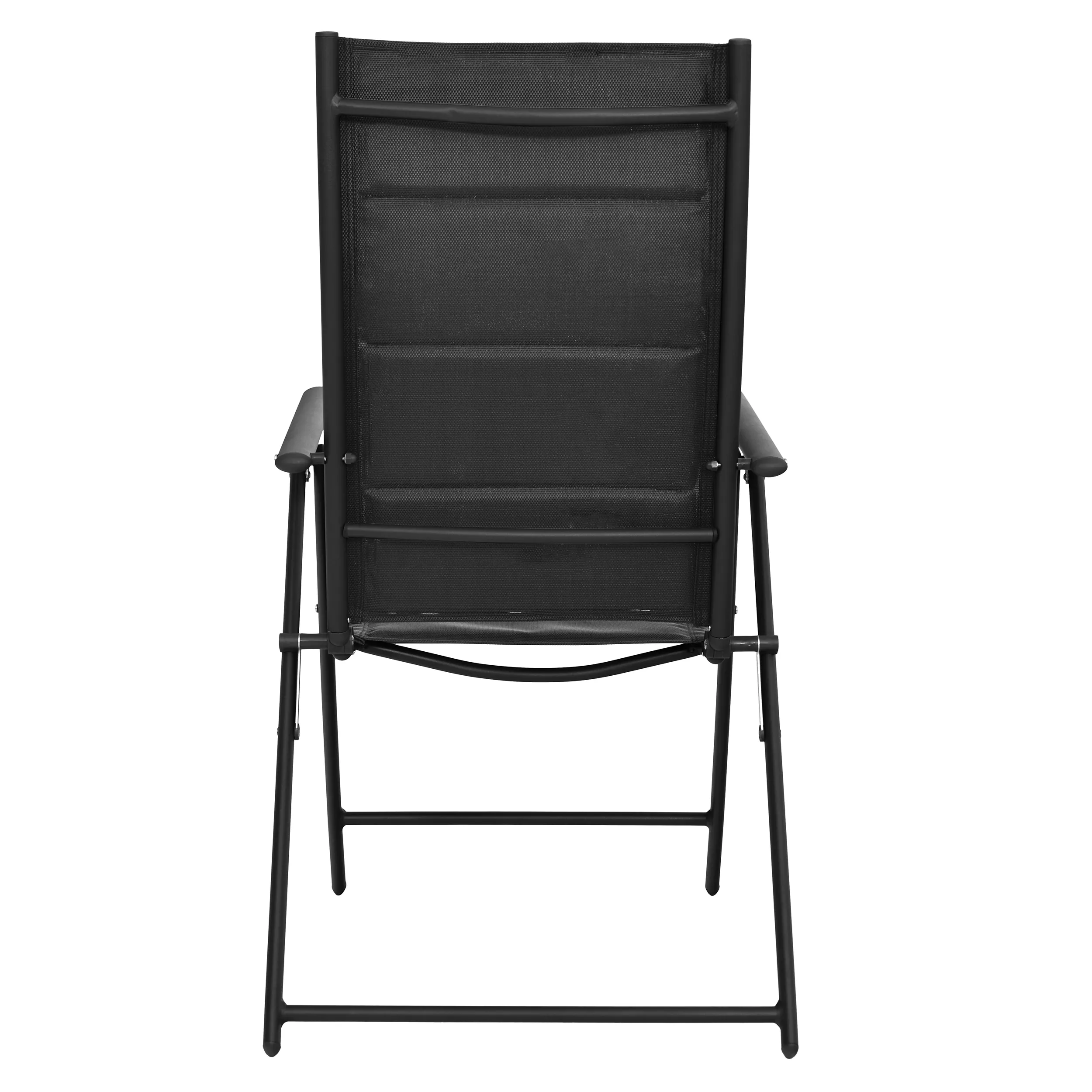 Zestaw Mebli Luxury stół 150x90cm + 6 składanych krzeseł czarny - DLG_92412