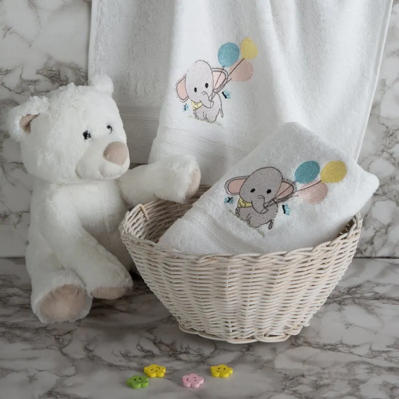 RĘCZNIK DZIECIĘCY BABY50 50X90 CM BIAŁY - EU_429119