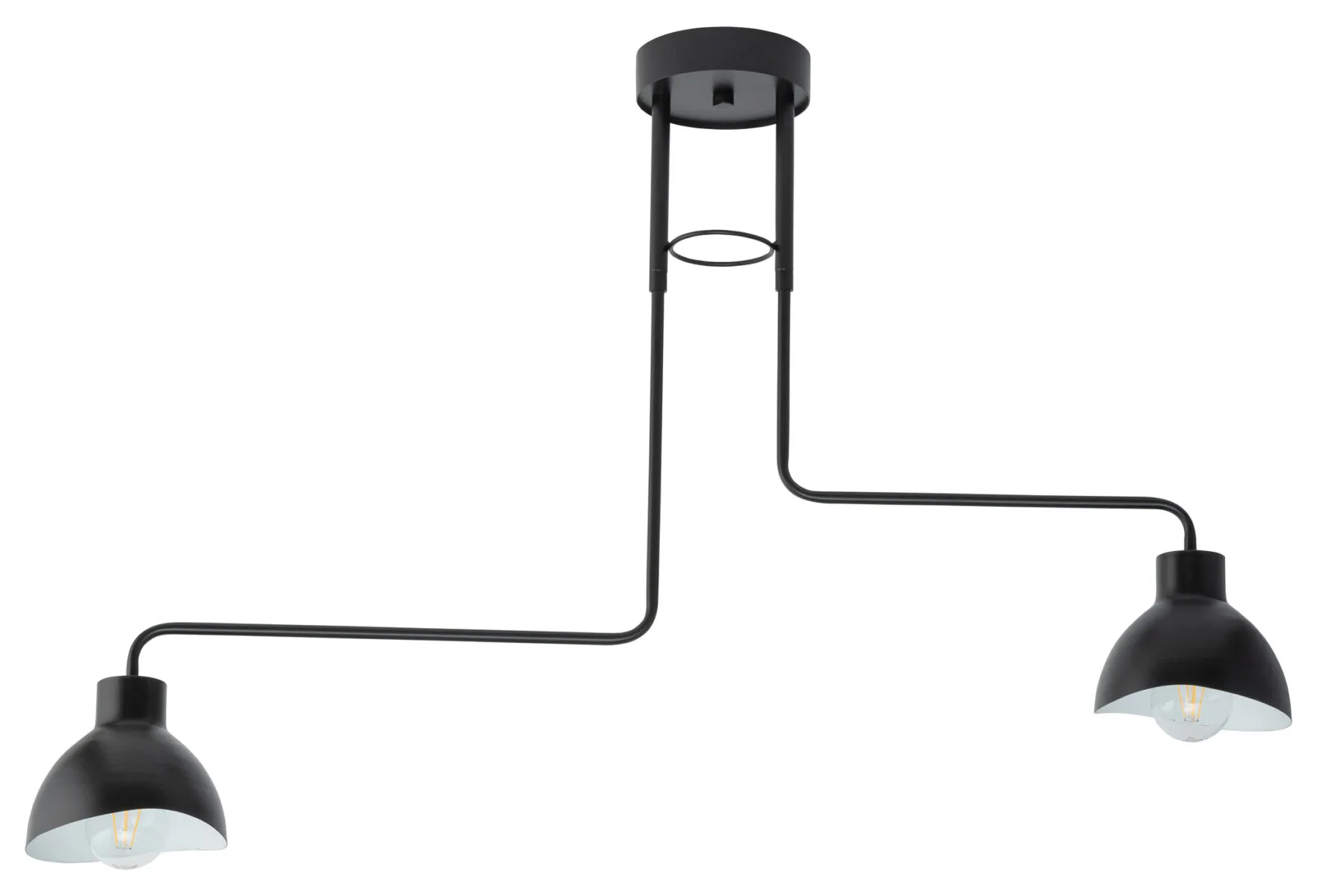 Lampa sufitowa/plafon HOLI 2 czarno-biały Lampa sufitowa/plafon HOLI 2 czarno-biały