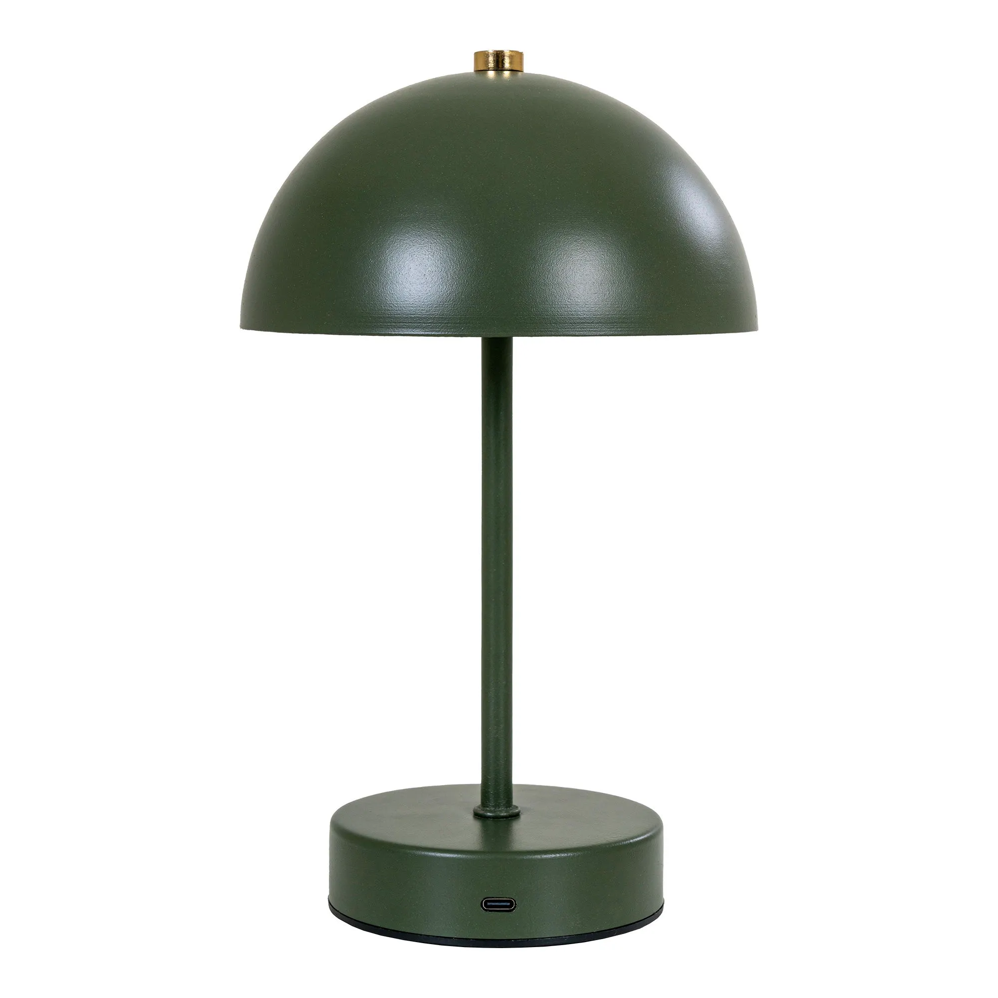 Lampa stołowa akumulatorowa HOLT zielony, złoty - 6405200