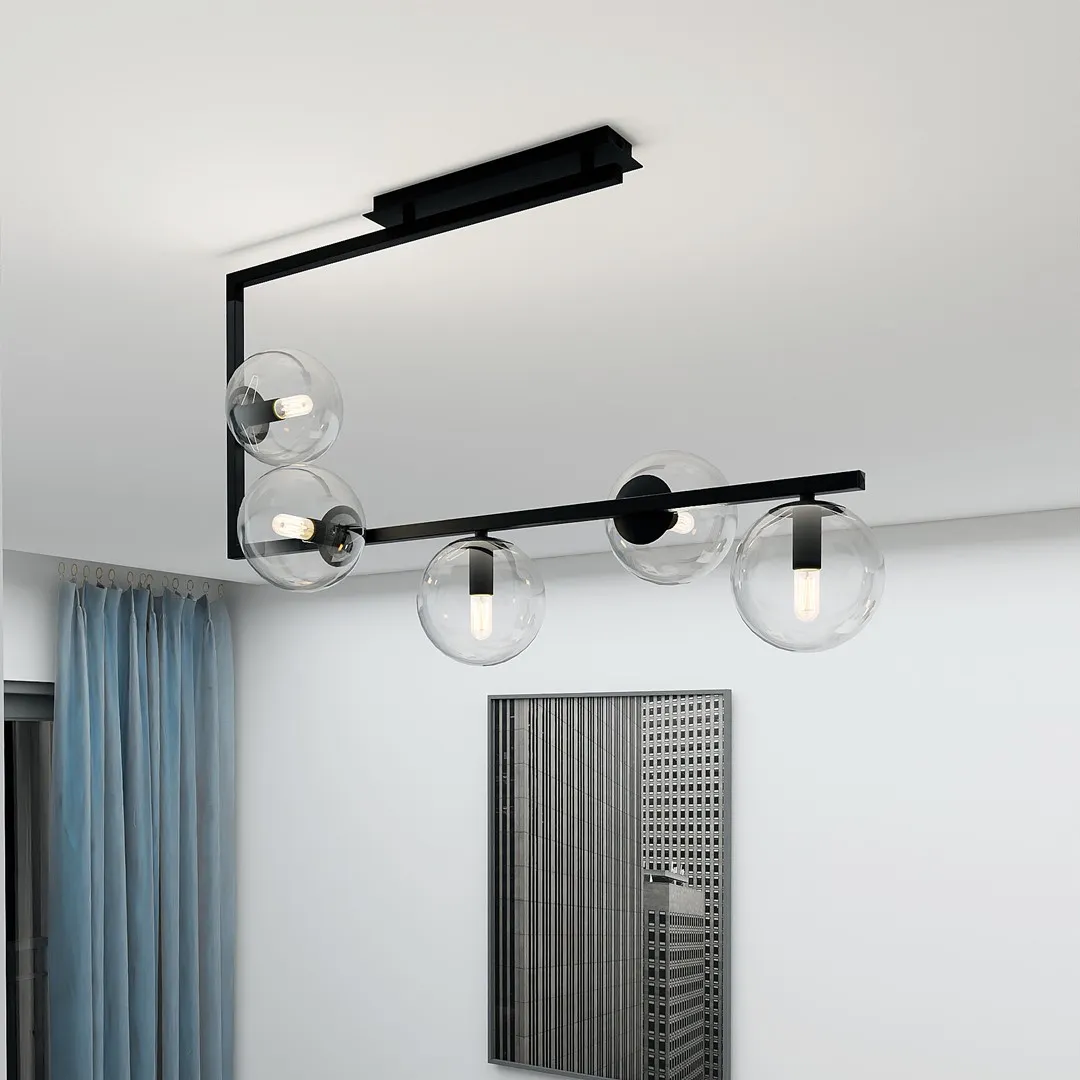 Lampa sufitowa SOMA Czarny 1289/5 - 1289/5