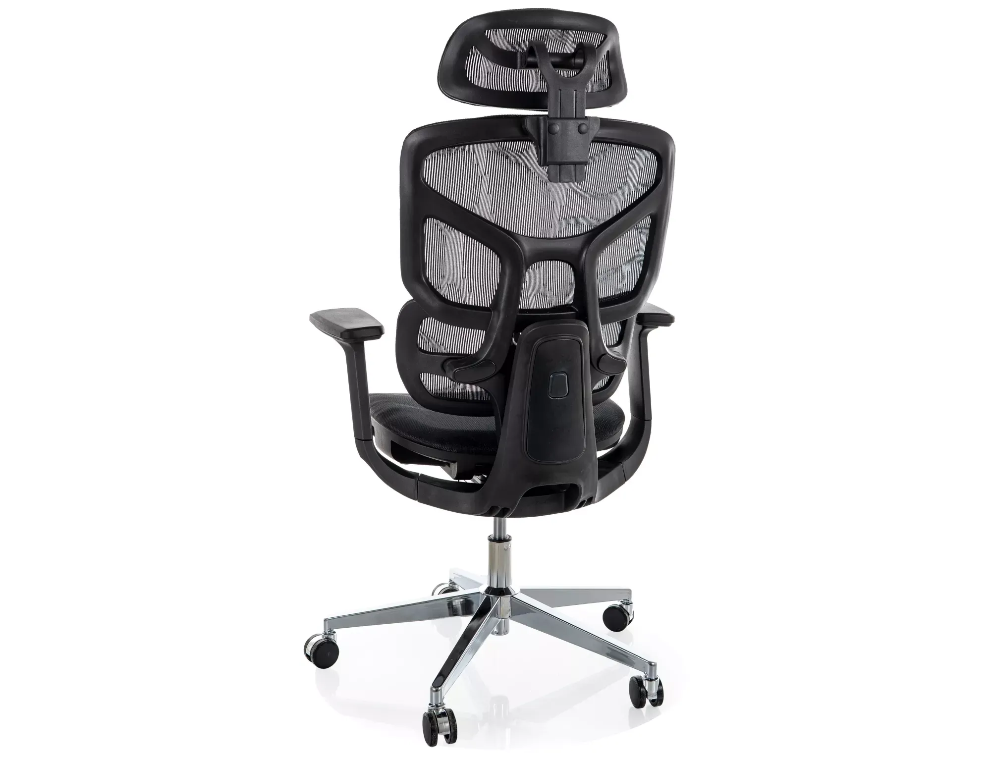 Fotel obrotowy ergonomiczny EQ-1 czarny — zdjęcie 2