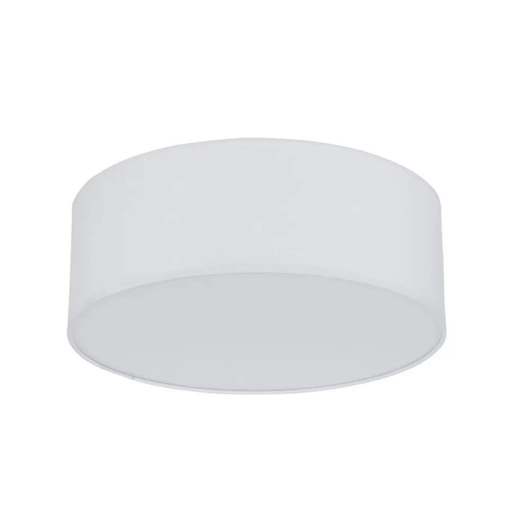 Lampa sufitowa RONDO biała okrągła 38x13cm
