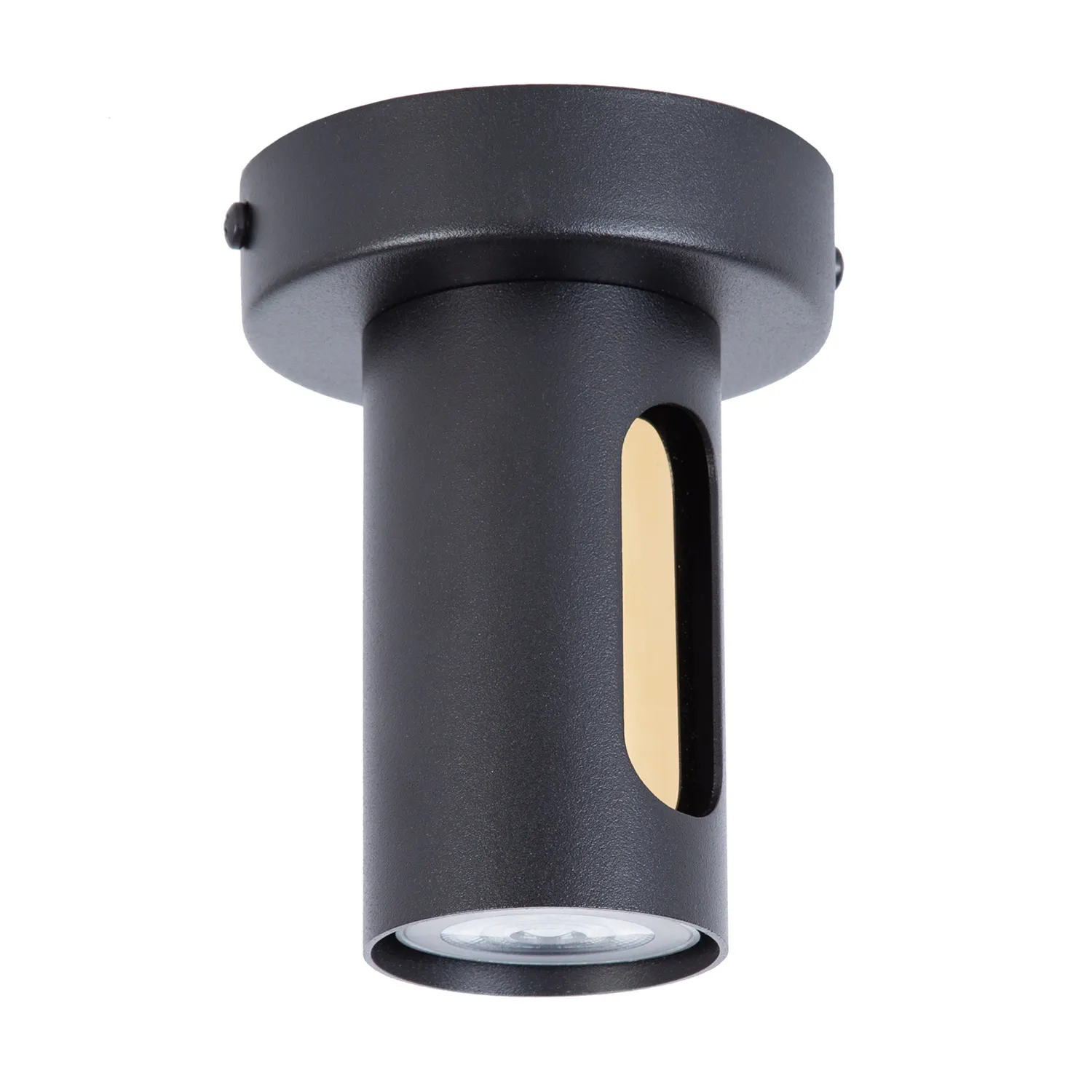 Plafon stalowy FLOW 1 czarny złoty Lampa sufitowa, Oświetlenie