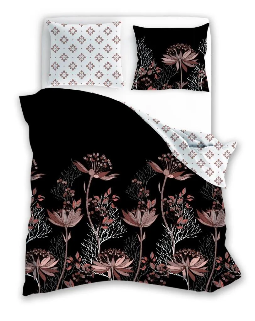 Pościel komplet PURE SATEEN 010 satyna bawełniana 160X200+2x70X80 wielokolorowy Poduszka, Wystrój domu, Meble, Łóżko