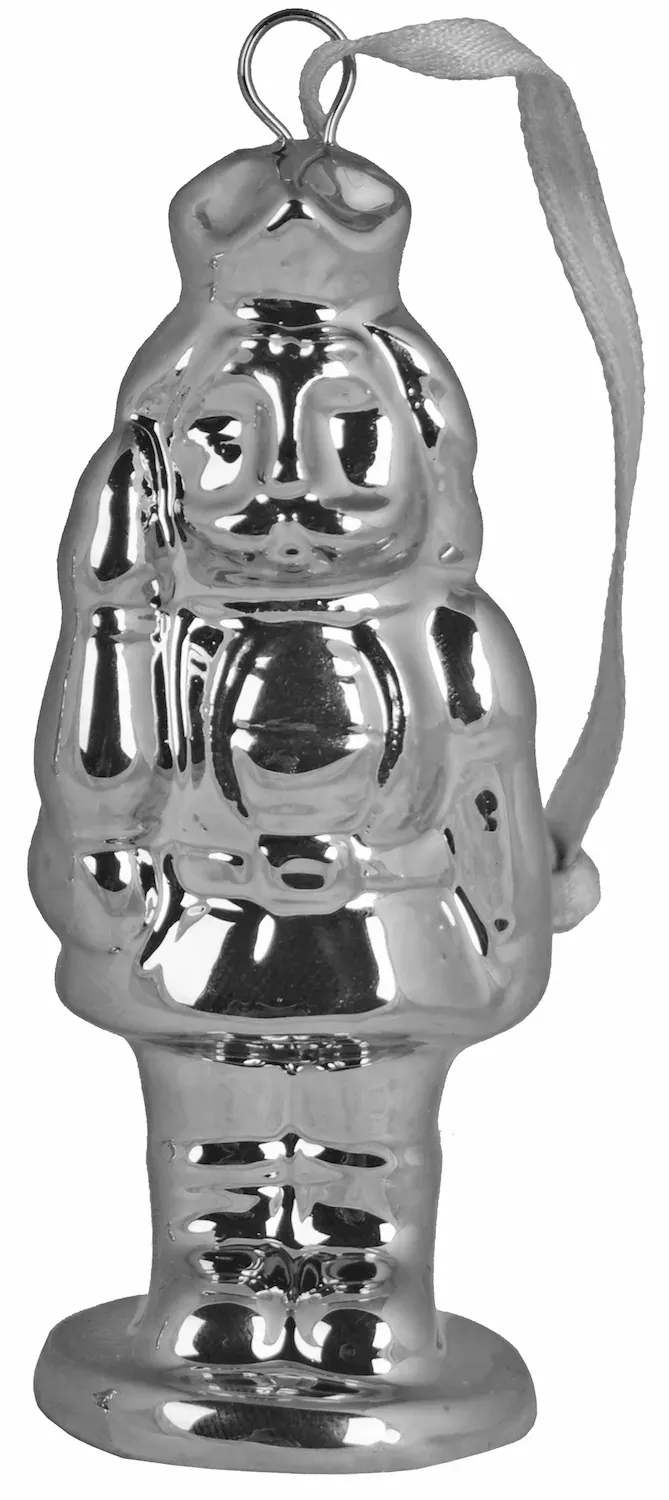 Zawieszka ŻOŁNIERZYK CERAMICZNY MAŁY srebrny